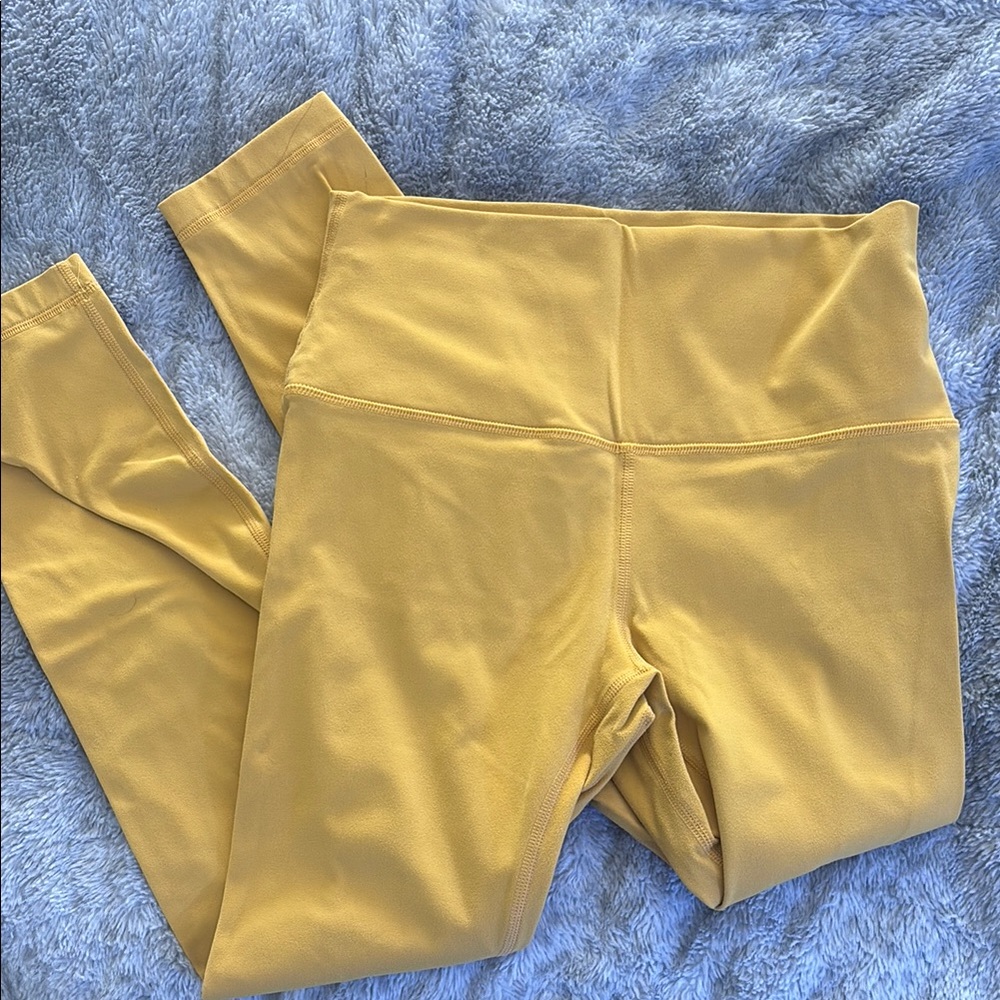 Womens Yellow Leggings